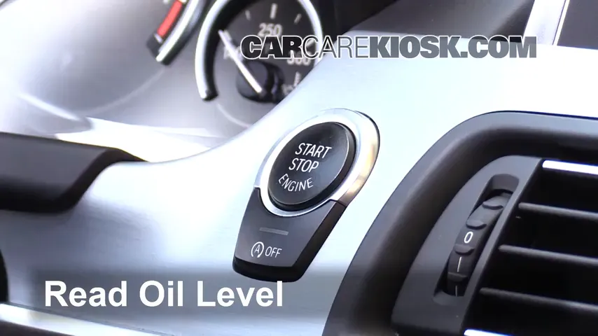 2014 BMW 650i xDrive Gran Coupe 4.4L V8 Turbo Oil Check Oil Level